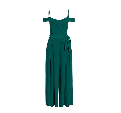 Jumpsuit Hombro Descubierto Sensual - Image 7