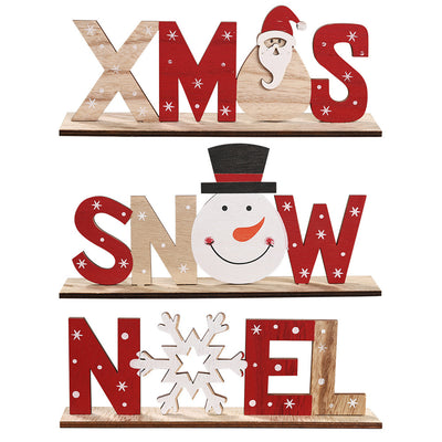 Adorno Navideño de Madera Artesanal