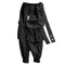 Pantalones Cargo con Bordados Decorativos