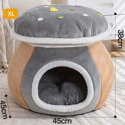 Nido Térmico Desmontable para Gatos y Conejos - Felpa Gruesa Invierno - Image 11