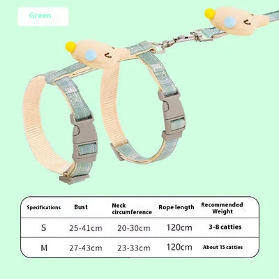 Arnés de Paseo en Forma de I con Cuerda de Sujeción para Mascotas - Image 8