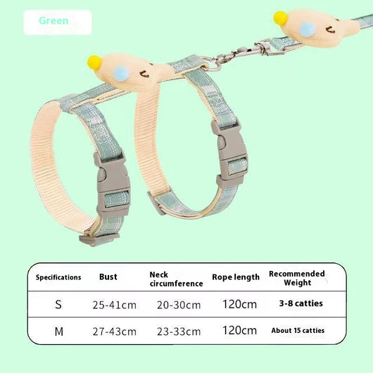 Arnés de Paseo en Forma de I con Cuerda de Sujeción para Mascotas - Image 8