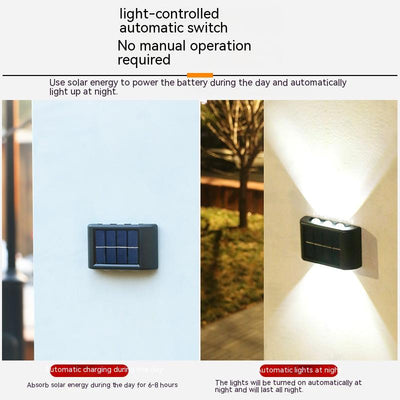 Lámpara Solar de Pared para Exterior - Image 4