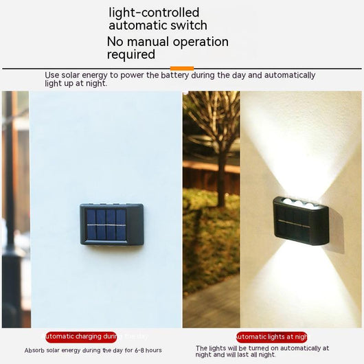 Lámpara Solar de Pared para Exterior - Image 4