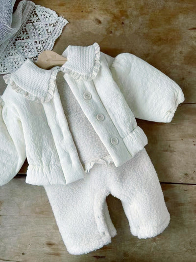 Mameluco Infantil Estilo Vaquero Forrado en Lana Merino con Bolsillos Grandes - Image 14