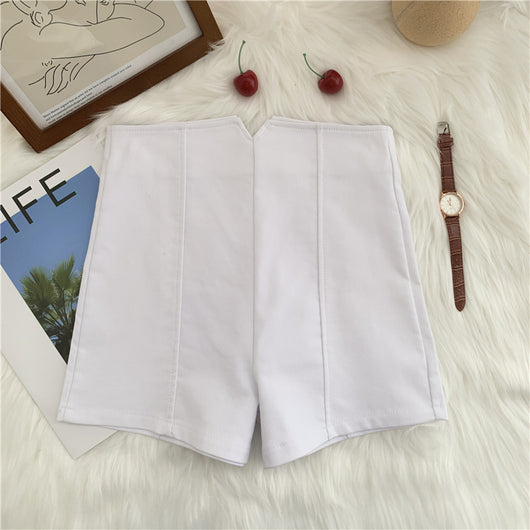 Shorts Anchos de Tiro Alto Elásticos para Mujer - Image 19