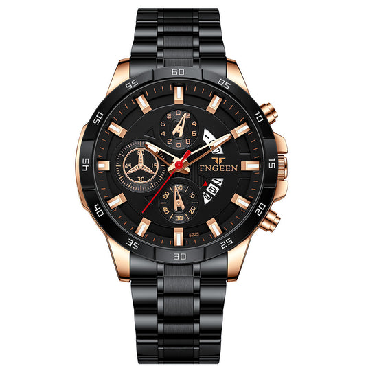 Reloj Deportivo Multifuncional para Hombre con Seis Agujas y Tres Esferas - Image 2