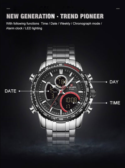Reloj de Cuarzo Electrónico para Hombre - Image 4