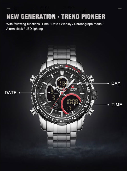 Reloj de Cuarzo Electrónico para Hombre - Image 4