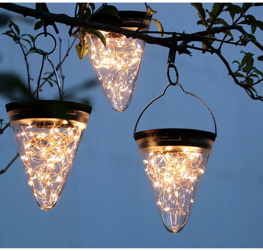 Lámpara Solar Decorativa Cono Estrella para Jardín Impermeable - Image 8