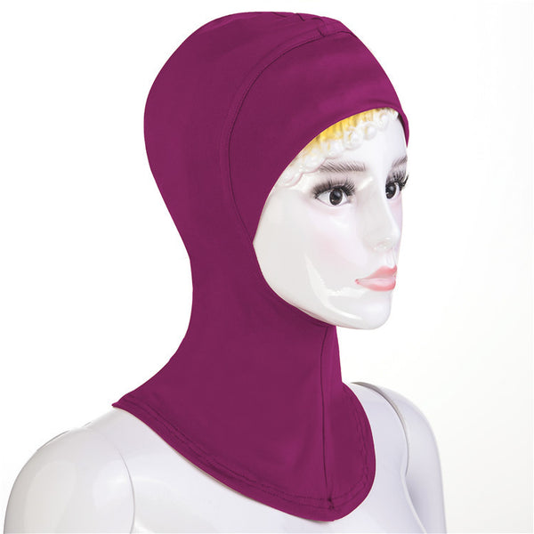 Gorro Interno Musulmán Suave con Cobertura de Cuello