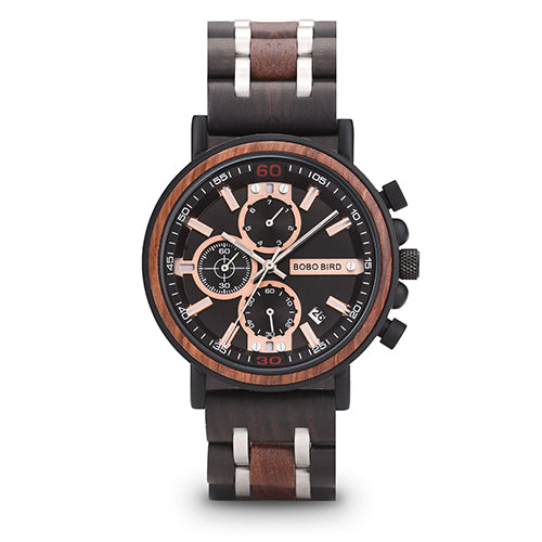 Reloj de Madera Maciza Multifuncional - Image 18