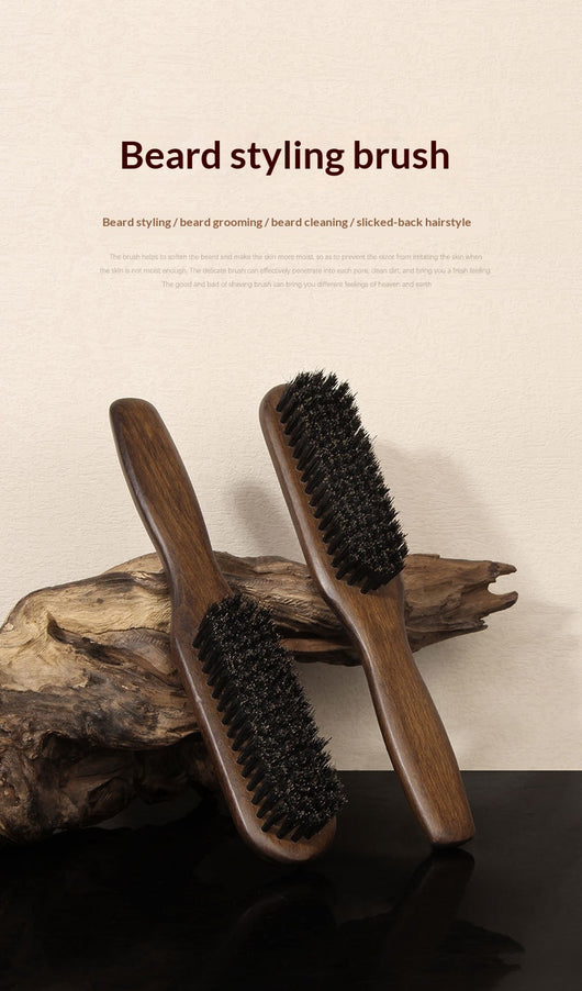 Peine para Barba de Cerdas de Jabalí con Mango de Madera Maciza - Image 8