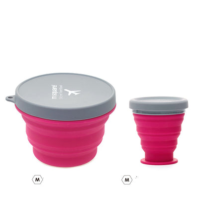 Kit de Cubiertos Plegables con Tazón de Silicona para Viajes y Camping - Image 24