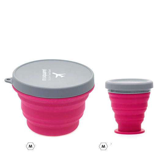 Kit de Cubiertos Plegables con Tazón de Silicona para Viajes y Camping - Image 24