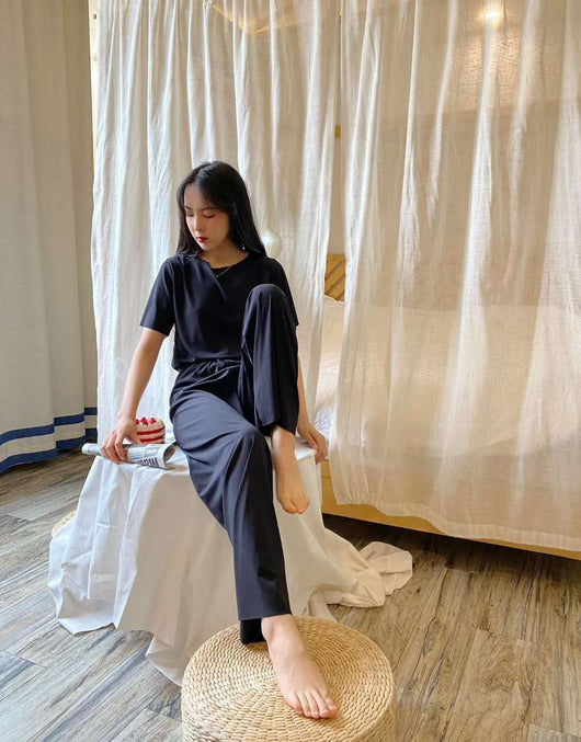 Pijama de Verano para Mujer - Conjunto Cómodo de Dos Piezas - Image 10