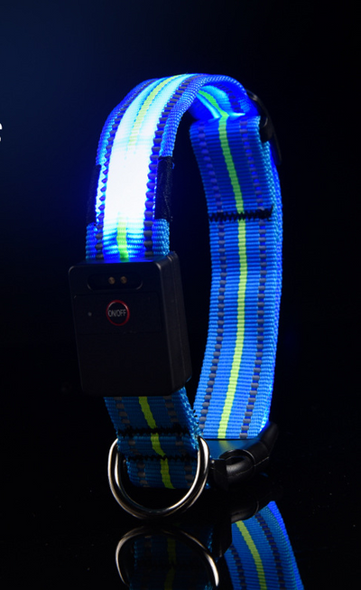 Collar Inteligente para Mascotas con Fibra Óptica, Impermeable y Carga Magnética - Image 18