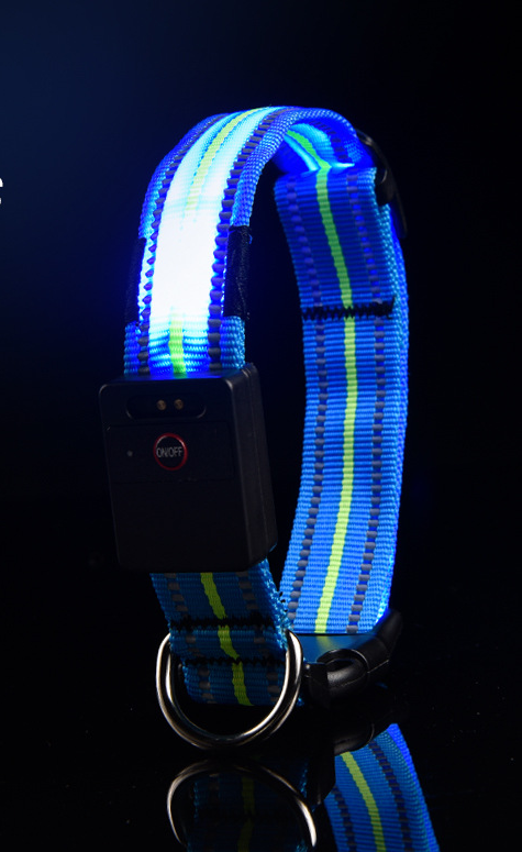 Collar Inteligente para Mascotas con Fibra Óptica, Impermeable y Carga Magnética - Image 18