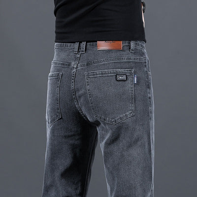 Pantalones de Vestir Holgados Rectos Invierno Gruesos para Hombre - Image 4