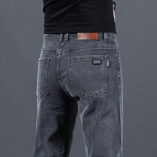 Pantalones de Vestir Holgados Rectos Invierno Gruesos para Hombre - Image 4