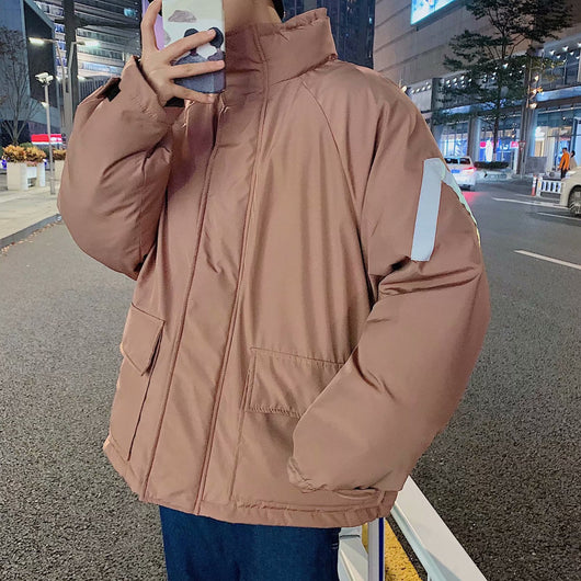 Abrigo Acolchado Estilo Coreano Holgado para Jóvenes - Image 6