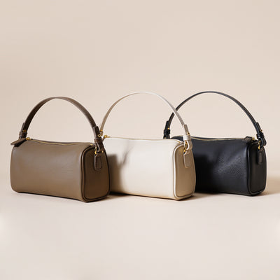 Bolso Axilar de Cuero Genuino con Textura Minimalista - Image 21