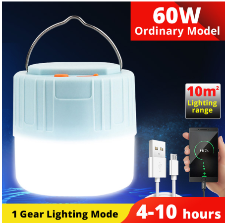 Lámpara Solar LED Recargable para Exteriores