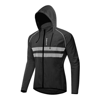 Chaqueta Cortavientos con Capucha Secado Rápido para Ciclismo de Montaña - Image 4