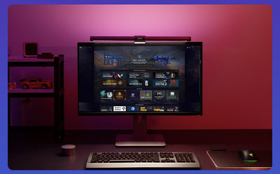 Lámpara de Escritorio LED RGB con Pantalla Digital para Dormitorio y Oficina - Image 12