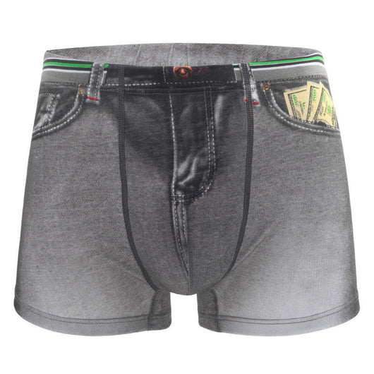 Pantalones Interiores Denim Imitación Hombre 100% Algodón Puro - Image 12