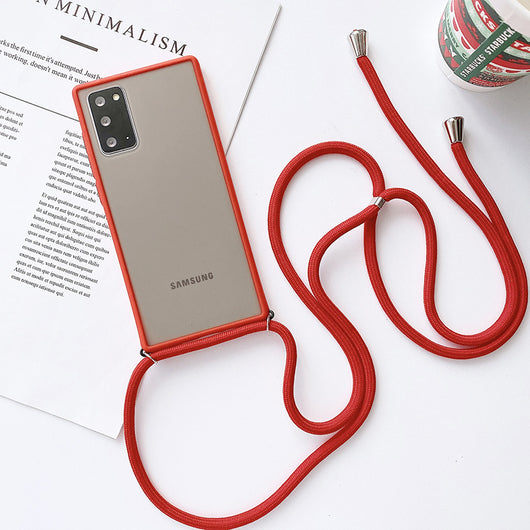 Funda Samsung con Correa y Textura Suave al Tacto - Image 3