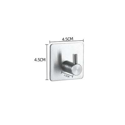 Gancho Adhesivo de Acero Inoxidable sin Clavo - Aluminio Premium - Image 3