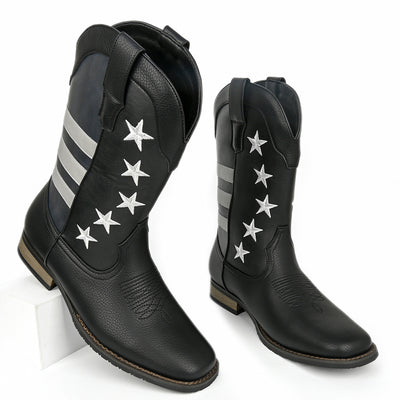 Bota Vaquera Occidental Estrella de Cinco Puntas para Hombre - Image 10
