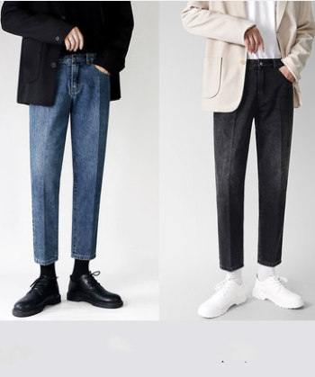 Pantalones Vaqueros Rectos Holgados Ligeros para Hombre - Verano