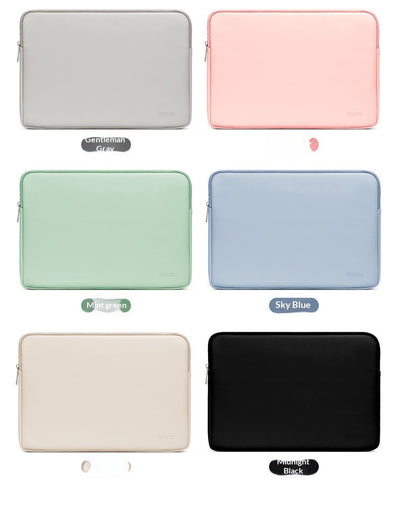 Funda Protectora de Cuero para Laptop con Bolsa Interior - Image 13