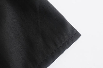 Vestido Corto de Manga Larga con Paneles Superpuestos - Image 16
