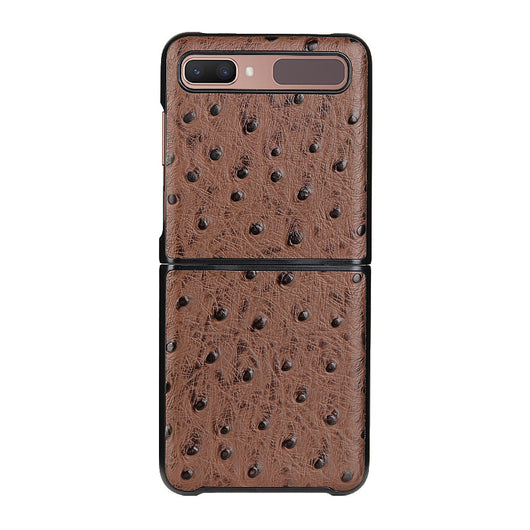 Funda Protectora de Cuero con Patrón Camel para Teléfono - Cierre Plegable - Image 2