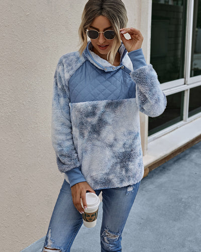 Suéter Tie-Dye con Costuras Decorativas para Mujer - Image 11
