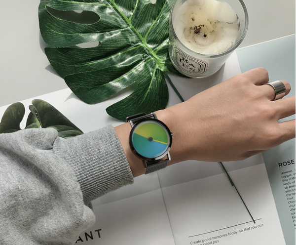 Reloj Vórtice Degradado