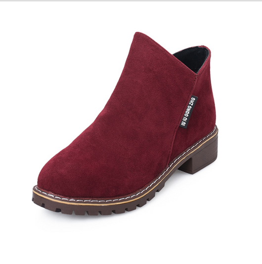 Botas Martin de Terciopelo Versión Coreana Plus - Image 7