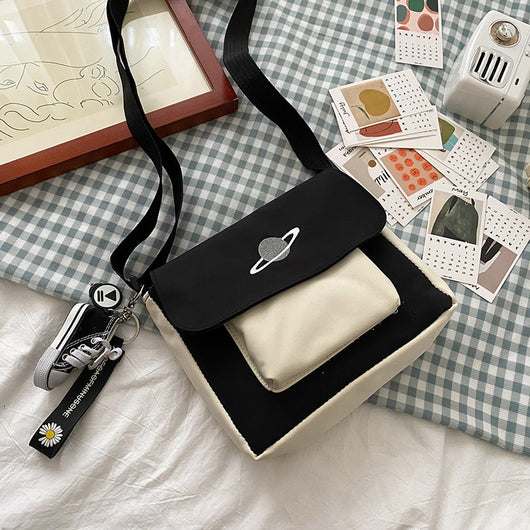 Bolsa de Lona Mini para Estudiante - Bandolera Casual Elegante - Image 27