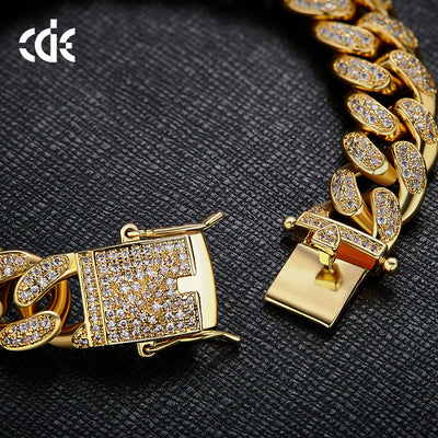 Pulsera Cubana para Hombre | Joyería Estilo Hip Hop de Acero - Image 5