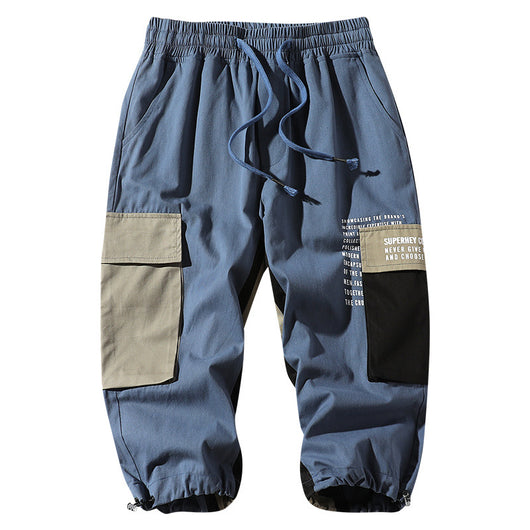 Pantalones Cargo Blancos Acortados con Múltiples Bolsillos - Image 10