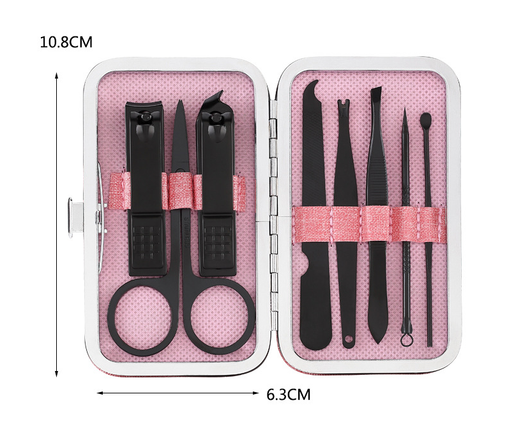 Set de 8 Herramientas de Manicura Profesional con Cortaúñas - Image 5