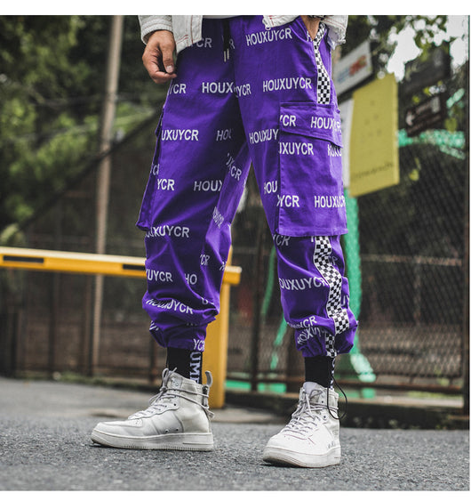 Pantalones de Moda Estampado Letras para Hombre - Comodidad y Estilo - Image 8