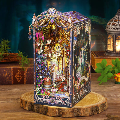 Soporte de Libros Decorativo Elfos de Cuento de Hadas Armable 3D - Image 2