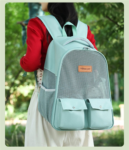 Mochila Transportadora Respirable para Mascotas - Gran Capacidad y Plegable - Image 7