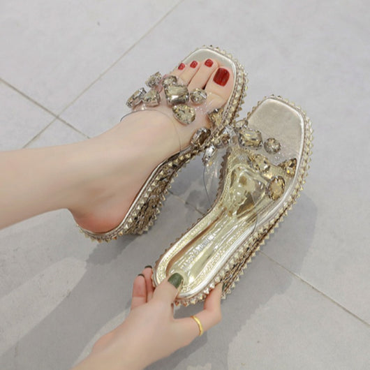 Sandalias Romanas con Strass para Playa y Verano - Image 8