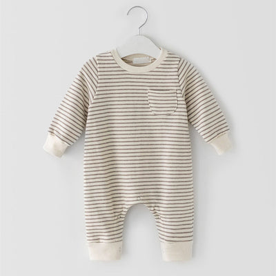 Pijama Enterizo a Rayas para Bebés Niño y Niña - Image 3