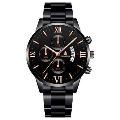 Reloj de Acero Inoxidable para Hombre con Calendario y Movimiento de Cuarzo - Image 15